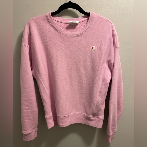 CHAMPION PINK CREWNECK - Picture 1 of 4